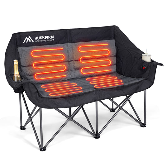 Heated Double Camping Chair（Battery Not Included）