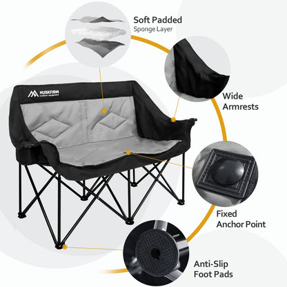 2 Person Camping Chair Oversized Loveseat Camping Chair
