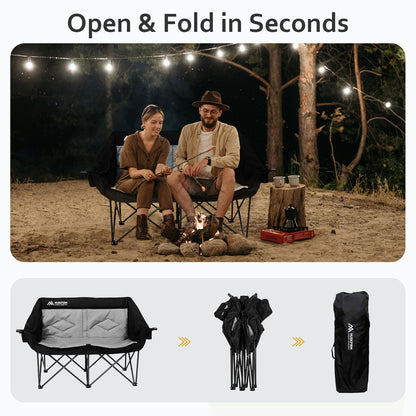 2 Person Camping Chair Oversized Loveseat Camping Chair