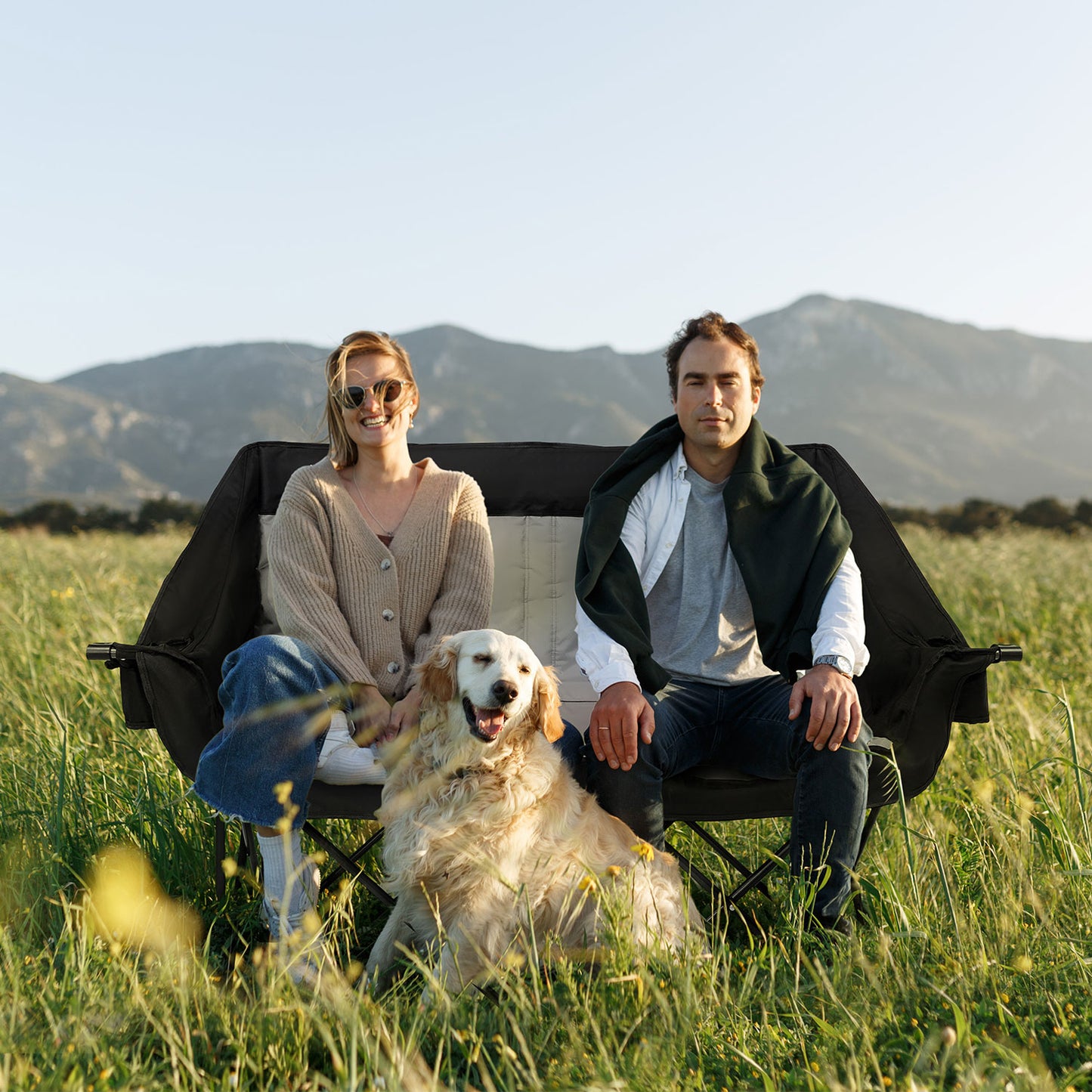 2 Person Camping Chair Oversized Loveseat Camping Chair