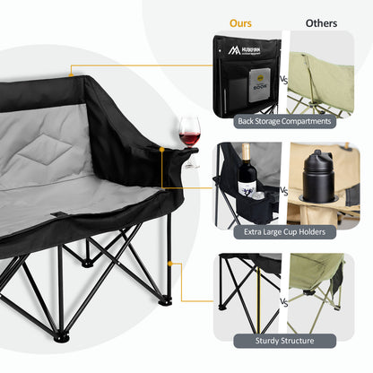 2 Person Camping Chair Oversized Loveseat Camping Chair